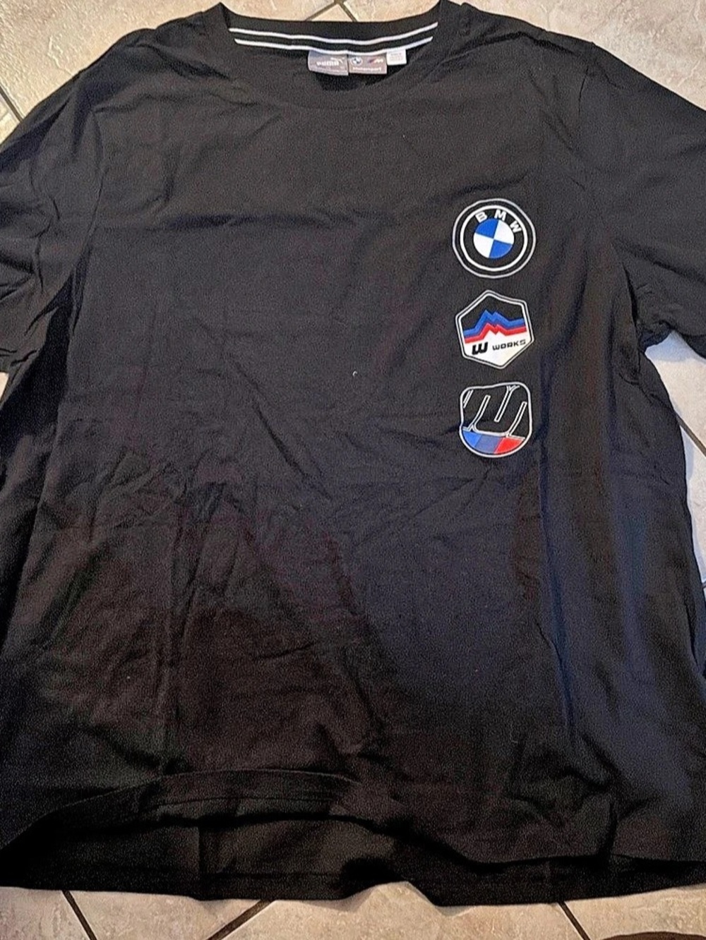 Puma Motorsport BMW Graphic Tee Black Size Large